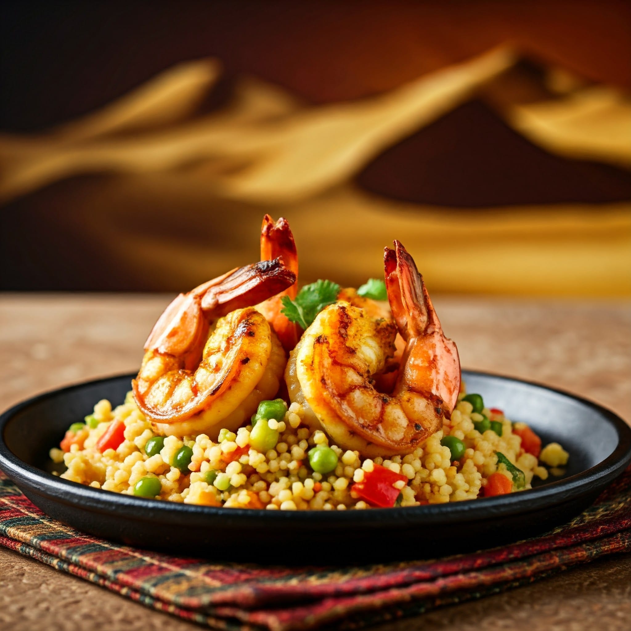 Sizzling Sahara Shrimp Delight