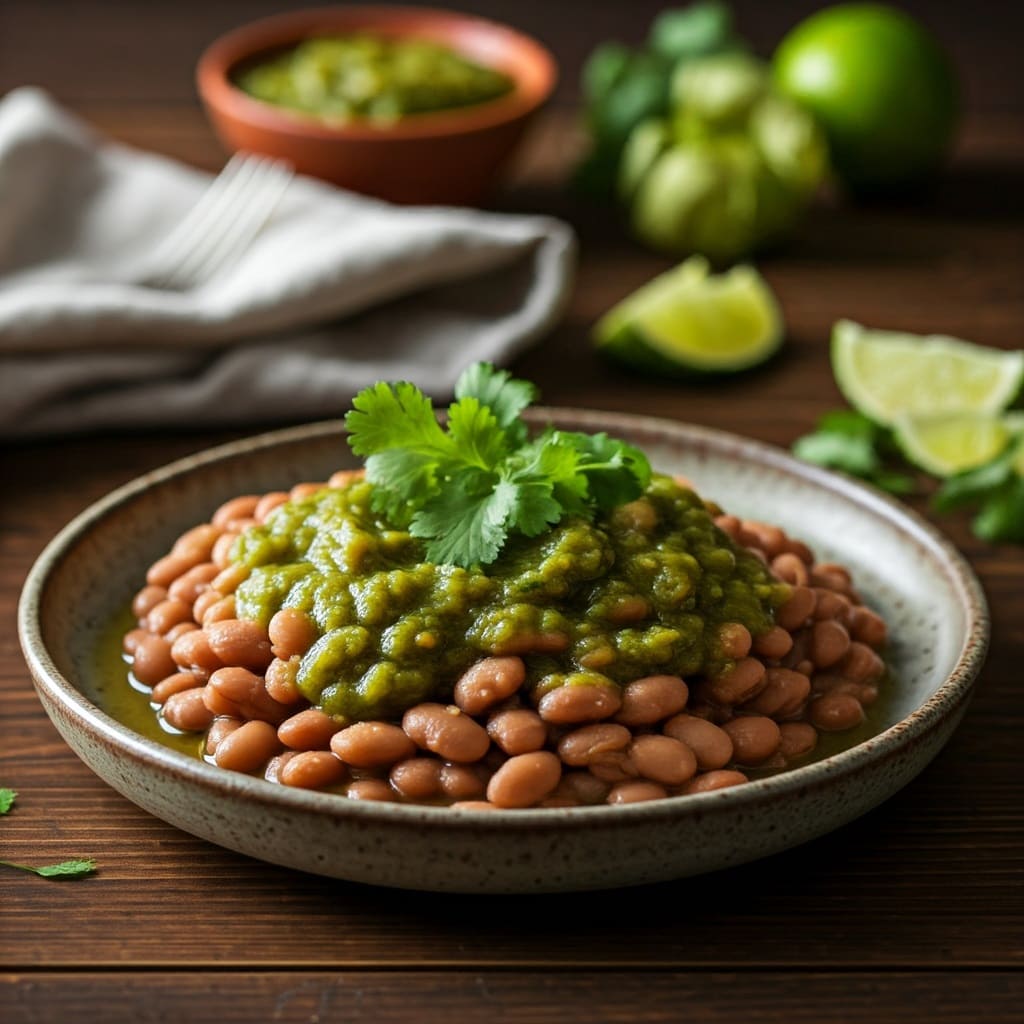 Chili Verde Fiesta Beans