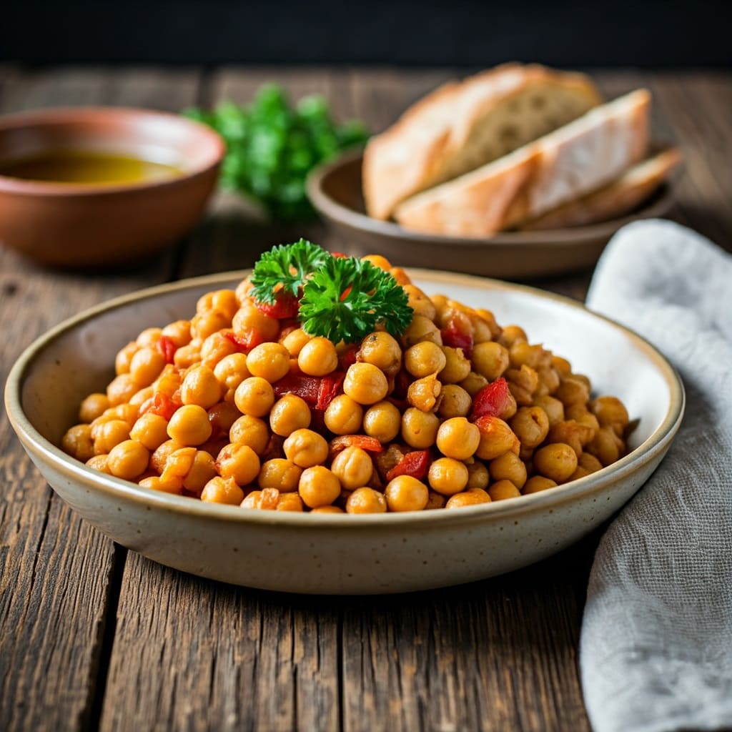 Sizzling Spanish Siesta Chickpeas