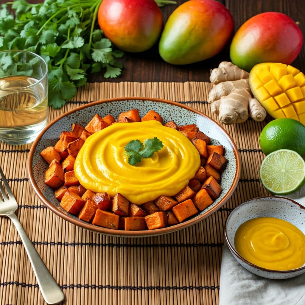 Tropical Mango-Glazed Sweet Potato Bliss